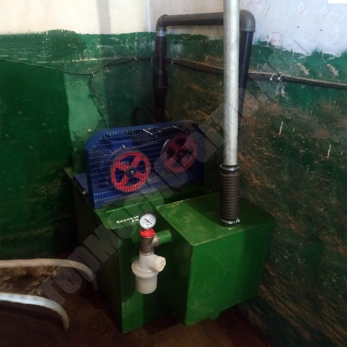 Монтаж и настройка вакуумной установк (100 голов)